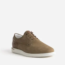 Derby confort camel cuir éco-conçu
