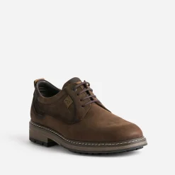 Derby confort FLUCHOS marron en cuir nubuck