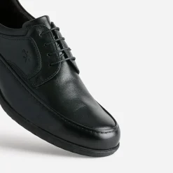 Derby confort FLUCHOS noir en cuir