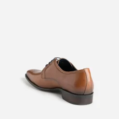 Derby FLUCHOS cognac en cuir