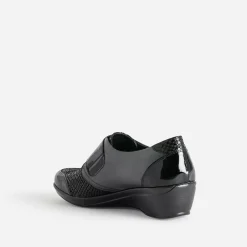 Derby FRANCE ARNO gun et noir en cuir