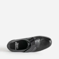 Derby FRANCE ARNO gun et noir en cuir