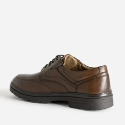 Derby FRANCE ARNO marron en cuir