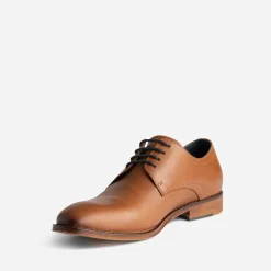 Derby homme FRANCE ARNO cuir cognac