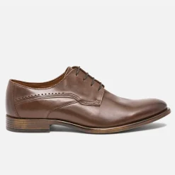 Derby marron éco-conçu en cuir