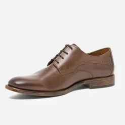 Derby marron éco-conçu en cuir
