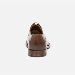 Derby marron éco-conçu en cuir