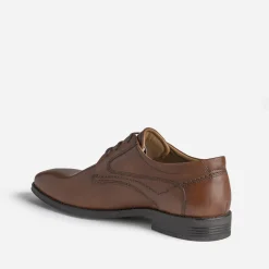 Derby marron en cuir
