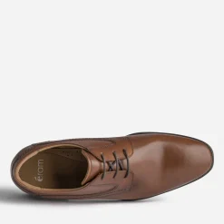 Derby marron en cuir