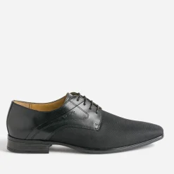 Derby noir bi matière