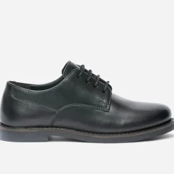 Derby noir éco-conçu en cuir