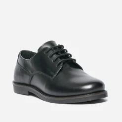 Derby noir éco-conçu en cuir