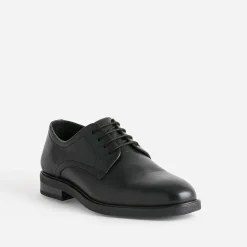 Derby noir cuir