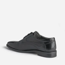 Derby noir en cuir