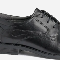 Derby noir en cuir