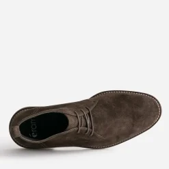 Desert Boots marron en cuir velours