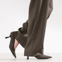 Escarpin TEXTO gris suédé