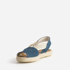 Espadrille bleue toile éco-conçu