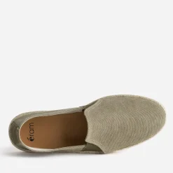 Espadrille kaki toile éco-conçue