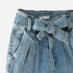 Jean slouchy TEXTO bleu délavé