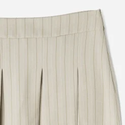 Jupe de tailleur TEXTO beige rayures tennis