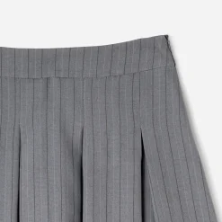 Jupe de tailleur TEXTO grise rayures tennis