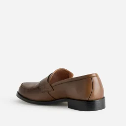 Mocassin camel cuir