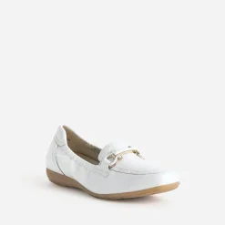 Mocassin CAPRICE blanc nacré cuir