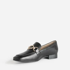 Mocassin CAPRICE noir en cuir