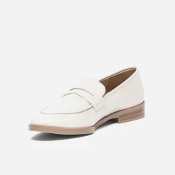 Mocassin ERAM FLEX écru cuir verni