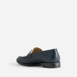 Mocassin ERAM FLEX marine et blanc cuir