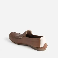 Mocassin FLUCHOS cognac en cuir