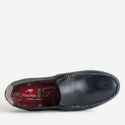 Mocassin FLUCHOS marine en cuir