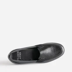 Mocassin FRANCE ARNO gris en cuir