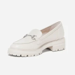 Mocassin TEXTO beige à semelle crantée