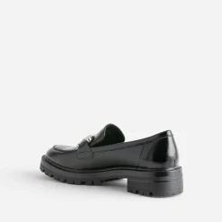 Mocassin TEXTO noir à maxi mors