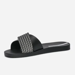 Mule IPANEMA noire à brides croisées