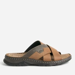 Mule TBS marron en cuir