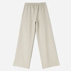Pantalon de tailleur TEXTO beige rayures tennis