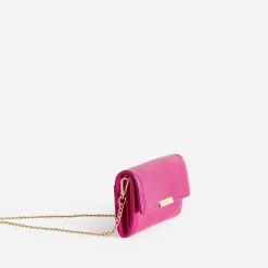 Pochette fuchsia métallisée