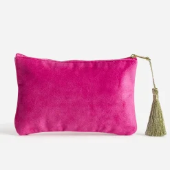 Pochette rose velours à message - Sélection Octobre Rose