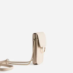 Pochette-téléphone tactile TEXTO beige