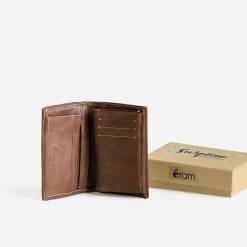 Portefeuille marron homme