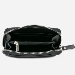 Portefeuille TEXTO noir effet croco