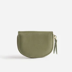 Porte-monnaie vert kaki