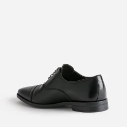 Richelieu noir en cuir