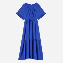Robe longue TEXTO bleu électrique