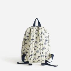 Sac à dos beige motifs dinosaures