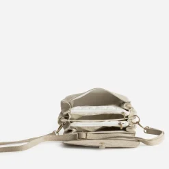 Sac à main beige suédé