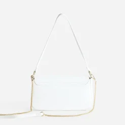 Sac à main blanc métalleries dorées